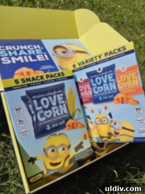 Healthy Bites and Beyond 8 LOVE CORN Cheezy flavor bag