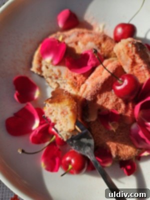 A Sweet Affair Valentines Day Delights 7 Stack of red pancakes with topping