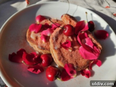 A Sweet Affair Valentines Day Delights 8 Close-up of red pancakes