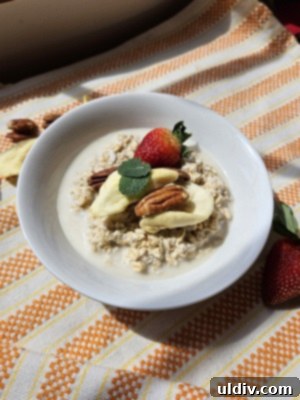 National Nutrition Month: Nourishing Insights & Highlights 8 Oatmeal with apple rings and pecans