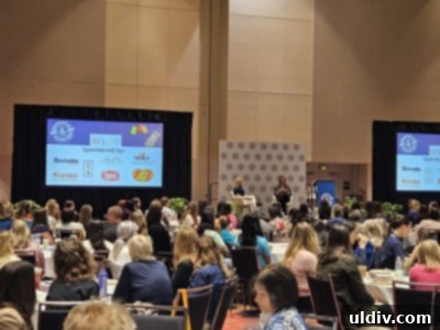 Unwrapping the 2025 Sweets & Snacks Expo 26 Mel Raines, President and COO of Pacers Sports & Entertainment, speaking at the Women’s Leadership Breakfast.