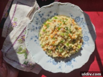 Summer Essentials Guide 7 Bulgur and veggie salad with EVOO
