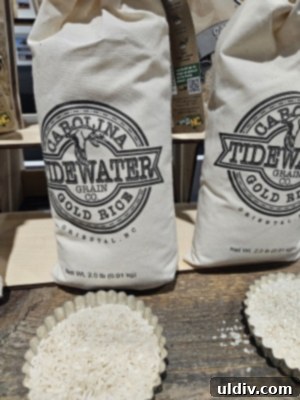 The 2025 Restaurant Association Summit 18 Tidewater Grain Co. showcasing their heirloom rice varieties