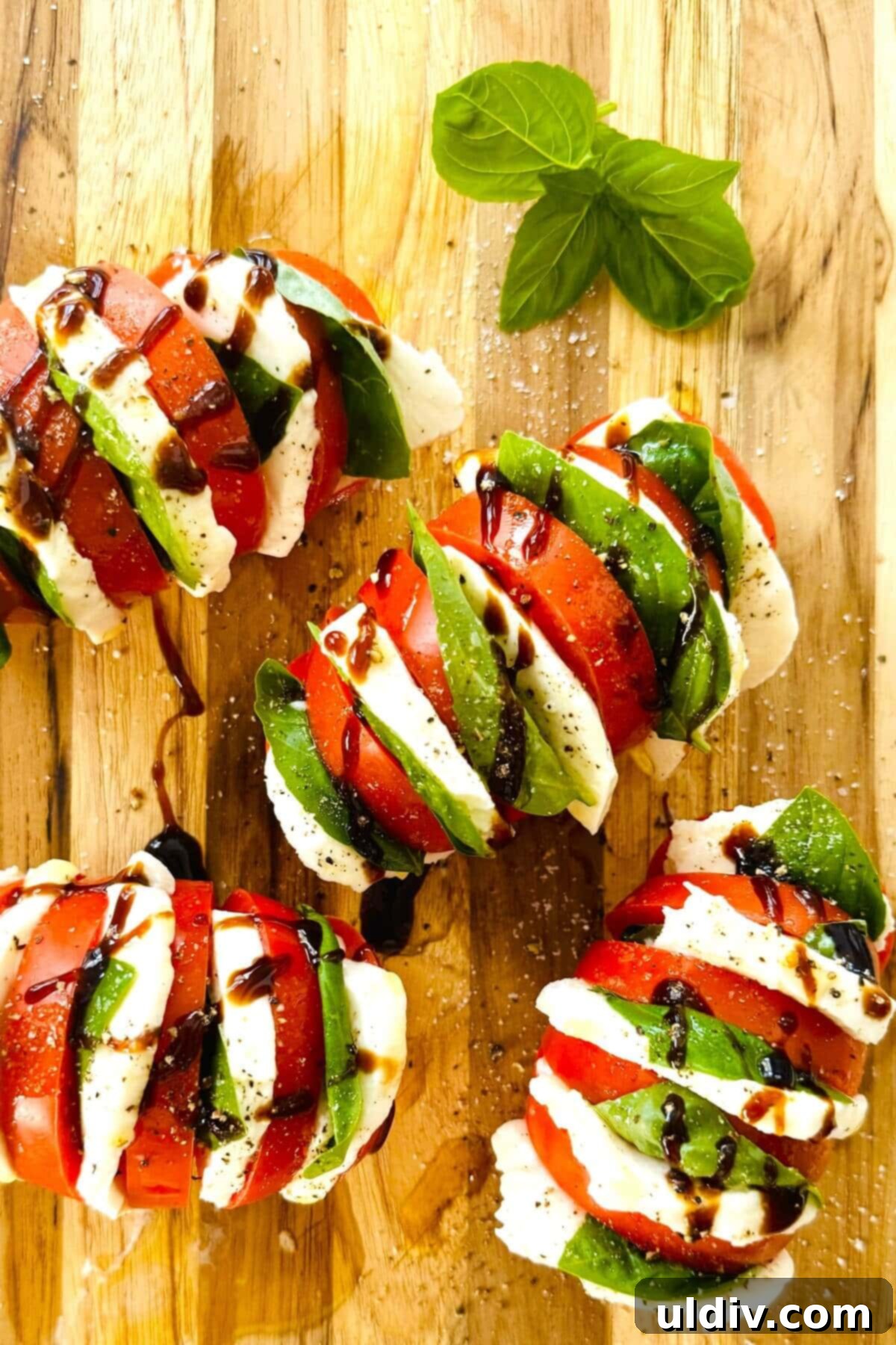 Caprese Stuffed Tomatoes 10 tomato mozzarella caprese salad.