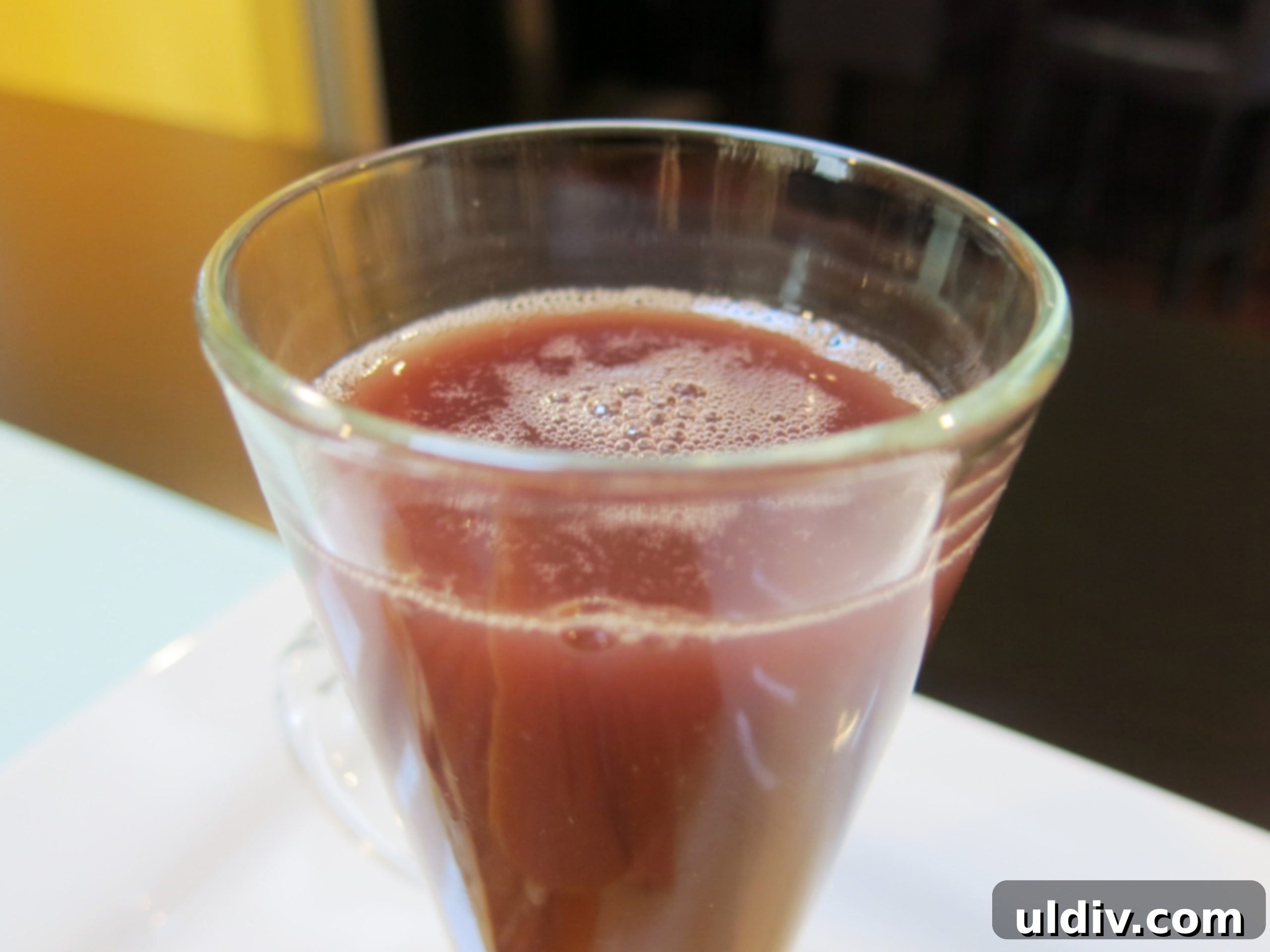 Oatworks Smoothies and Paninos The Recipe for a Healthy Lunch My Review 5 A bottle of Oatworks Pomegranate Blueberry smoothie, showing off its rich, dark hue.