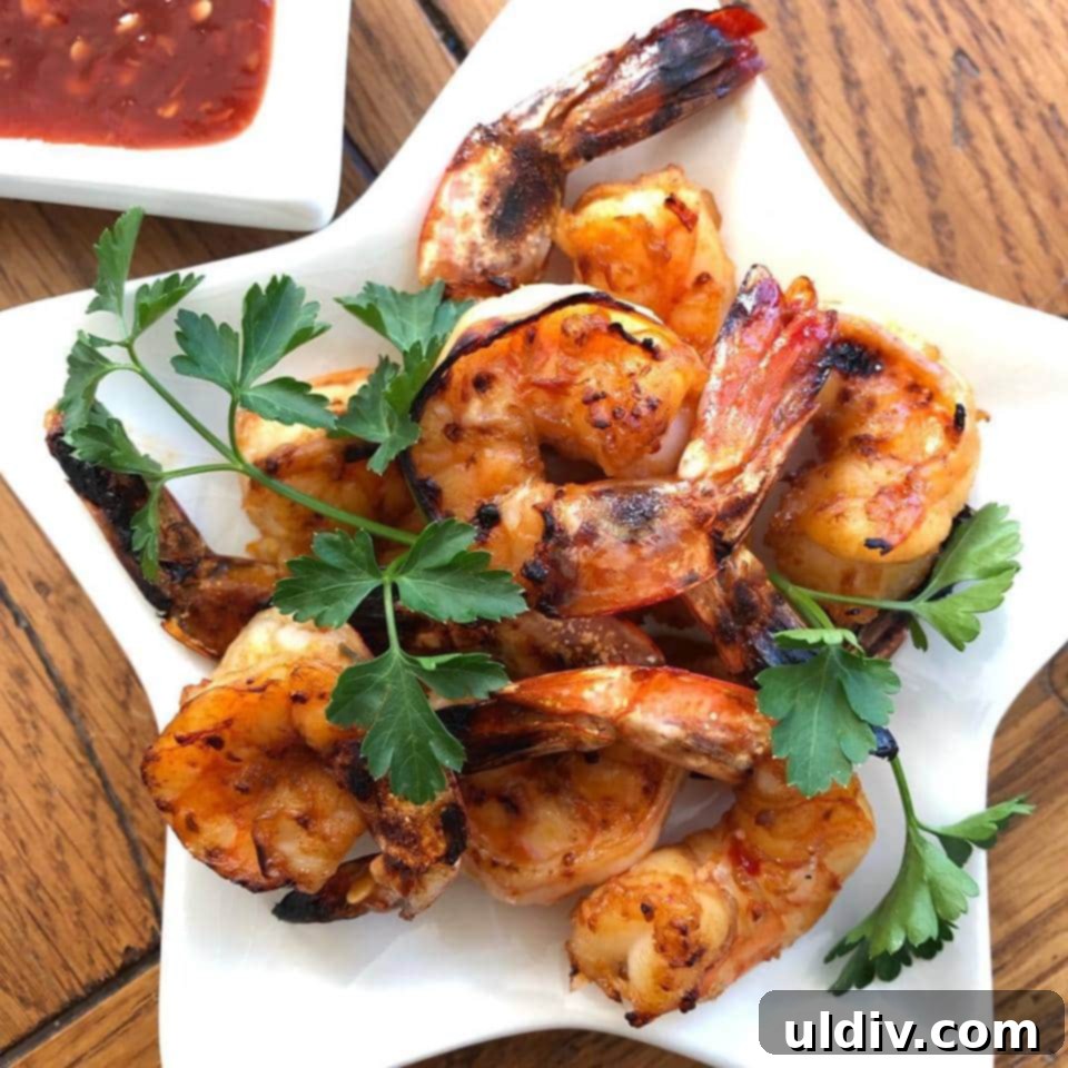 Sweet & Spicy Korean BBQ Shrimp Recipe 6 korean barbecue shrimp