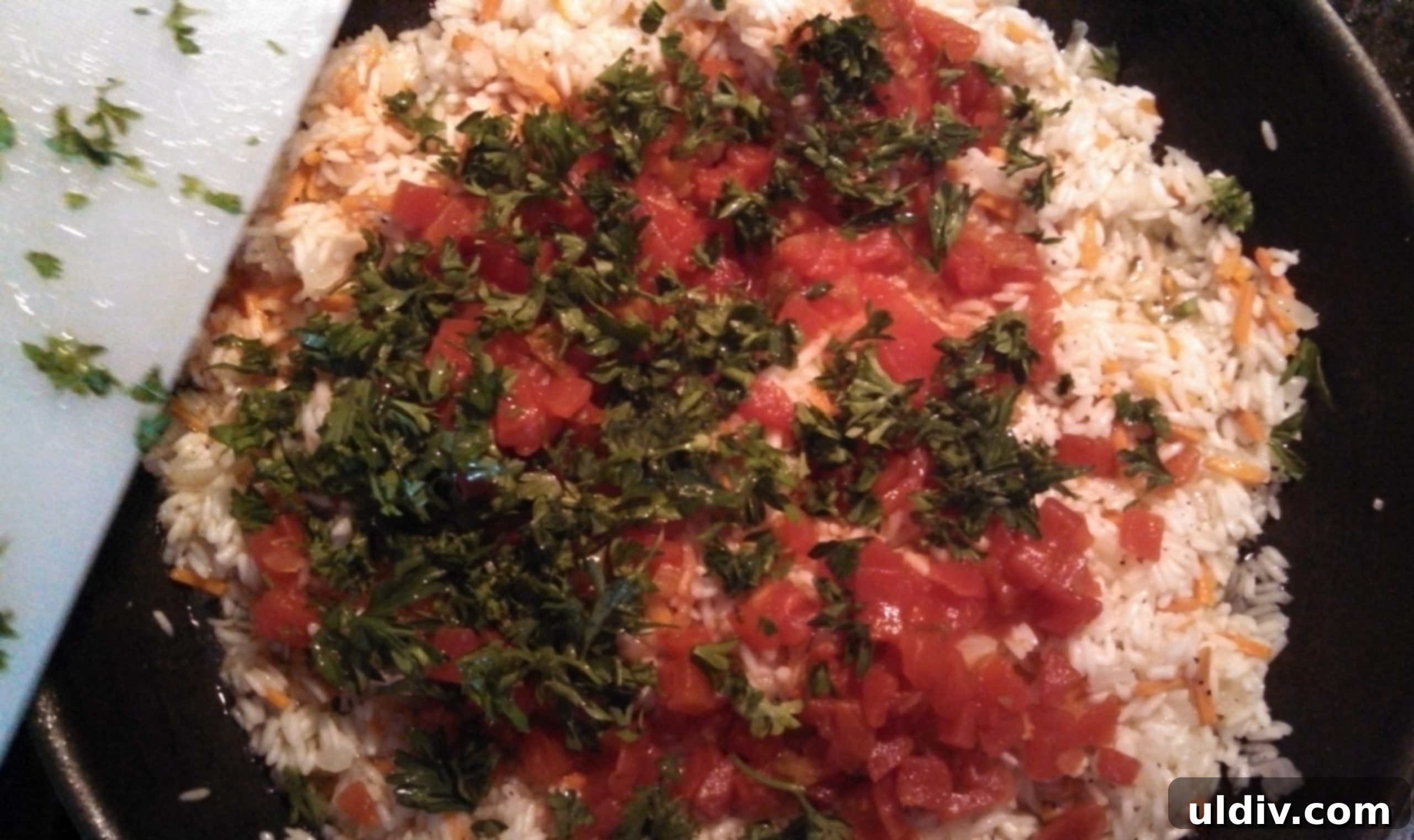 Friday the 13th: Revisiting Joy, Unearthing the Past, and the Surprising Comfort of Stuffed Peppers 5 Cooked Rice and Vegetable Filling, Showing Vibrant Colors