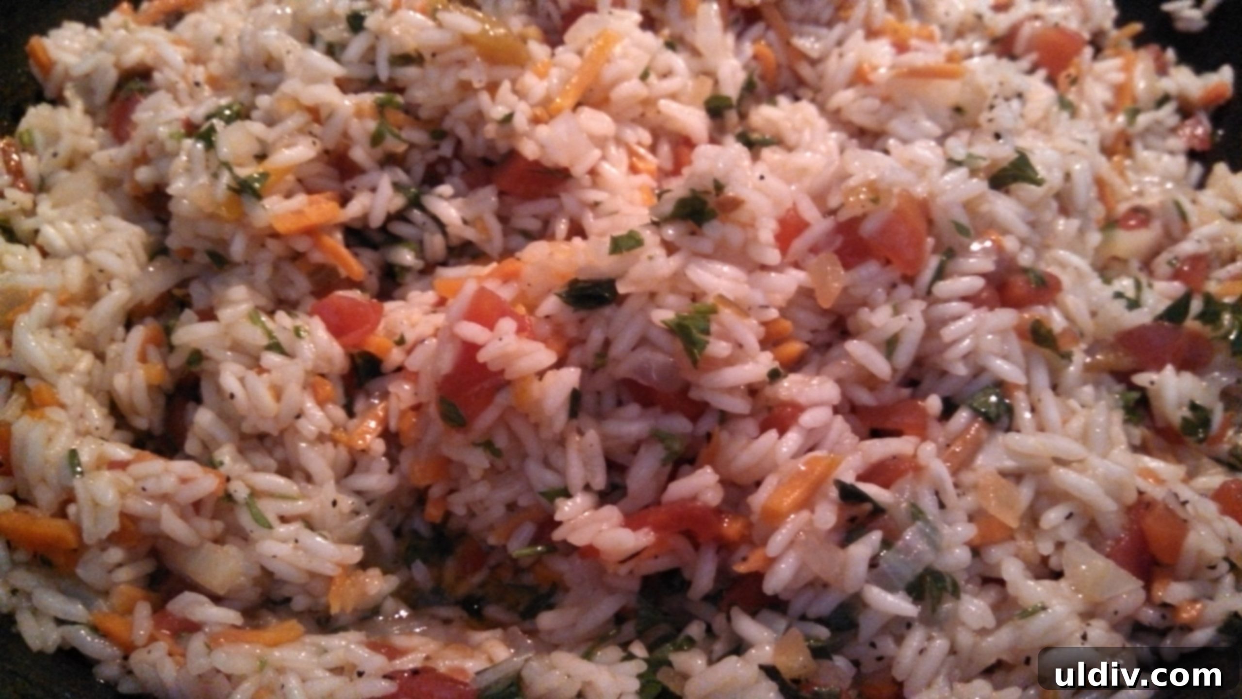 Friday the 13th: Revisiting Joy, Unearthing the Past, and the Surprising Comfort of Stuffed Peppers 6 Close-up of the Colorful Rice Filling, Ready for Peppers