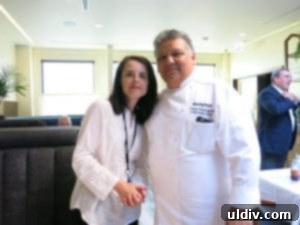 Chef Frank Dominguez of Smithfield Foods, overseeing a culinary event.