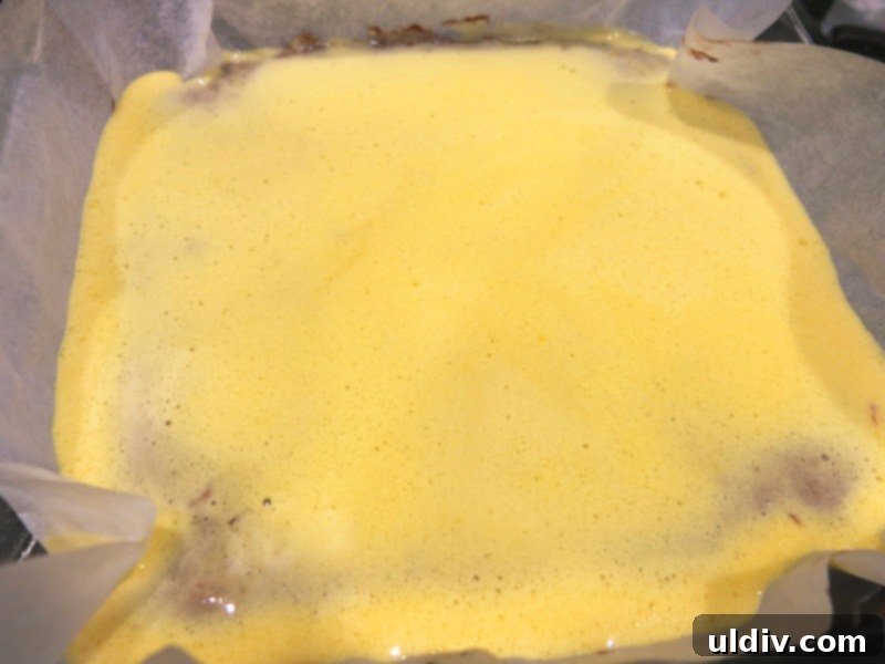 Aunties Divine Cocoa Cake 4 The cocoa cake with its finished, golden egg yolk crust