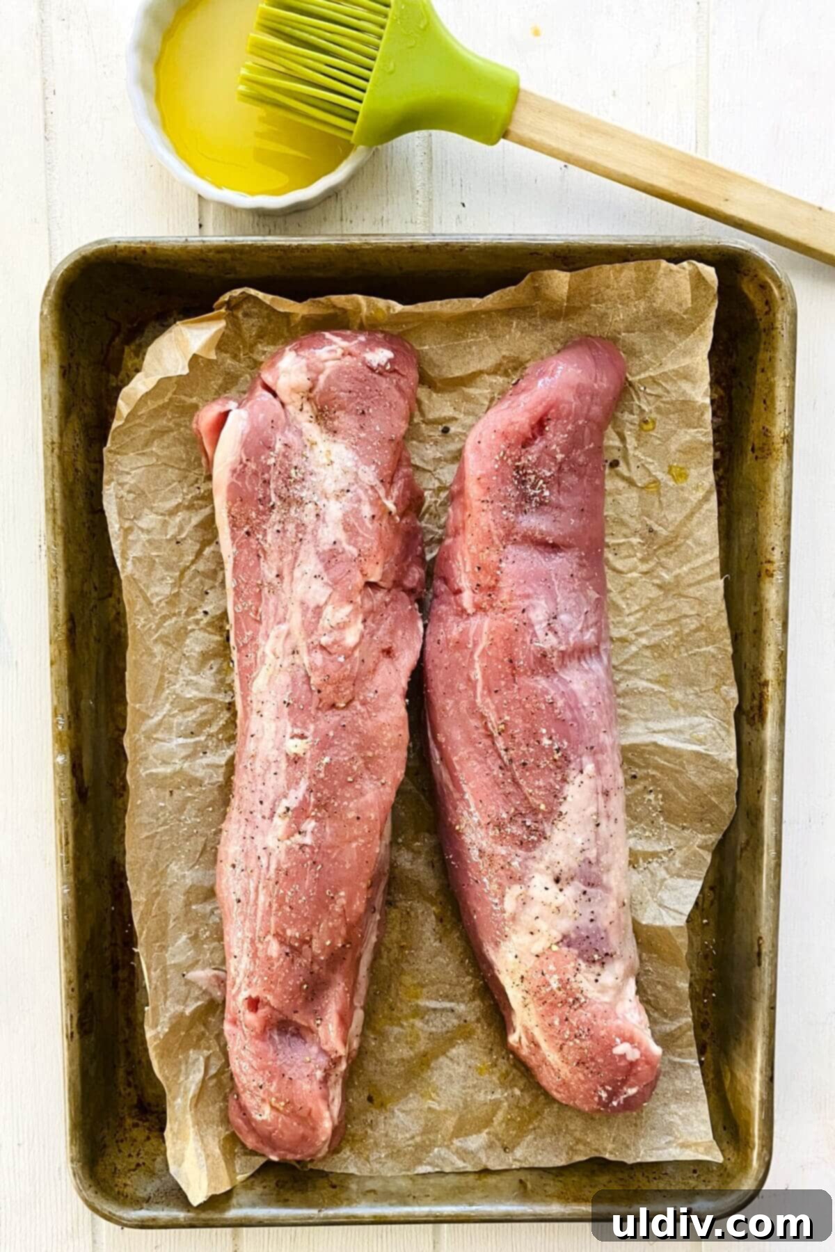 Sweet Heat Pork Tenderloin 6 seasoned pork tenderloin.