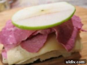 Emerald Feast: My St. Patrick's Day Sandwich 11 Second slice of Granny Smith apple added