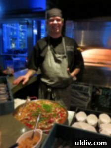 ROOF on theWit A Feast for the Senses 3 Chef Nathan Sears' exquisite chicken and chorizo paella