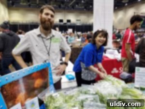 Metropolitan Farms representatives showcasing urban agriculture