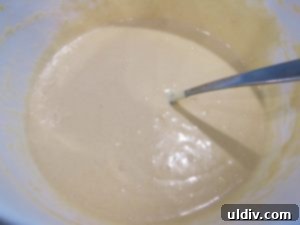 Sweetest Mom, Sweetest Treat: Decadent Mango Crepes for Mother's Day 5 Crepe batter resting at room temperature