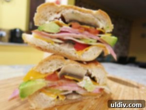 Easy Breezy Cheesy Veggie Sandwich With a Goat Cheese Zing 14 A close-up of the delicious goat cheese sandwich, showcasing its fresh ingredients