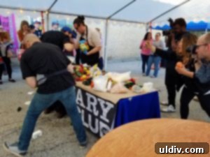 Culinary Fight Club Blended Burger Challenge: Fierce Flavors, Noble Cause 5 Chef selecting ingredients