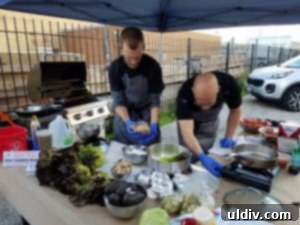 Culinary Fight Club Blended Burger Challenge: Fierce Flavors, Noble Cause 9 Chef Darren McGraw's team