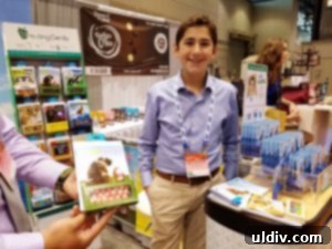 Sweets & Snacks Expo 2017: National Candy Month's Grand Opening 9 James Cruickshank, CEO of TreetingCards and youngest expo exhibitor