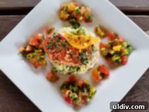 Delicious Salmon Heirloom Tomatoes and Millet A Feast of Freshness and Life 2 Fresh heirloom tomatoes and other vibrant produce, symbolizing healthy eating and summer flavors