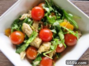 Lighten Up Your 4th of July Grill: Chicken, Tomato, and Arugula Salad for Burgers and Dogs 2 Refreshing Chicken, Tomato & Arugula Salad for summer gatherings