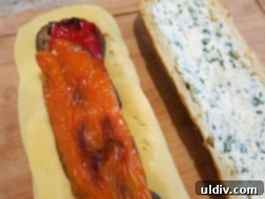 When life gives you eggplants, elevate them into an irresistible sweet pepper panino. 14 Adding grilled sweet peppers on top of eggplant
