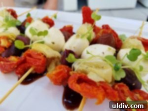Elevate Your Weekend: Chicagoland's Best Events, Including Rooftop Magic 11 Delicious antipasto skewers with balsamic glaze at AIRE