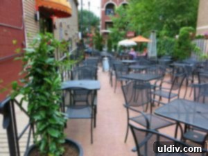 Patio Perfection: Trattoria Gianni's Authentic Italian Escape 2 Trattoria Gianni's inviting outdoor patio seating area