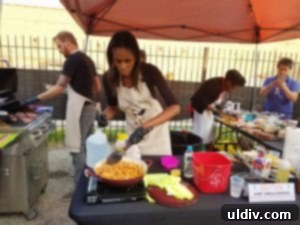 Ingredients laid out for Chef Joelle Brown's Cajun cream sauce