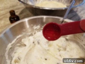 Nielsen-Massey Review & Giveaway: Elevating Every Baked Delight 4 Close-up of the ricotta strudel filling, showing the creamy texture before rolling.