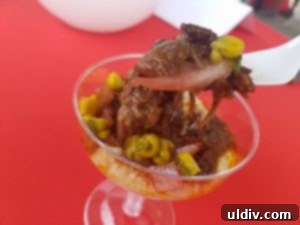 My Culinary Fight Fest An Epic Journey 8 Chef Joelle Brown's savory grits with spicy beef and corn.
