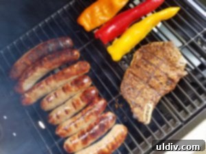 Summer's Secret Goodbye: The Ultimate Grilled Veggie Sandwich 3 Close-up of various vegetables grilling on an outdoor barbecue
