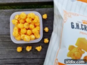 GH Cretors Giveaway Ends: Back to School with Snacks and Style 6 G.H. Cretors Just the Cheese Corn