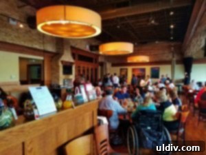 Detailed shot of the wooden interior and comfortable seating at Prairie Grass Cafe