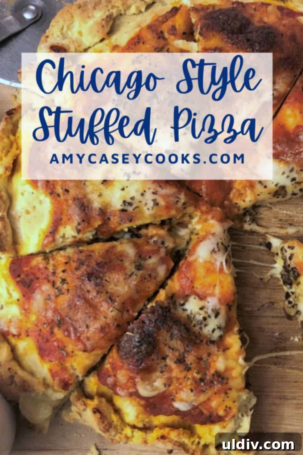 Mastering Authentic Stuffed Pizza 7 Several slices of authentic Chicago-style stuffed pizza arranged beautifully, ready to be served.