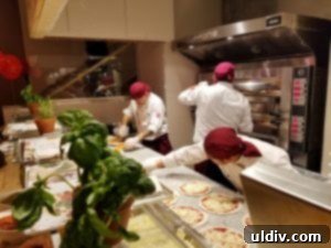 Vapiano Magnificent Mile Where Pizza Is Just The Start 5 Pizza making at Vapiano Chicago