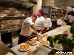 Vapiano Magnificent Mile Where Pizza Is Just The Start 6 Freshly made pizzas at Vapiano Chicago