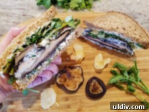 Power Up Your Winter with a Vegetarian Mushroom Watercress Sandwich 2 Healthy Mushroom and Watercress Sandwich