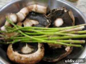 Power Up Your Winter with a Vegetarian Mushroom Watercress Sandwich 3 Grilled Portobello and Asparagus