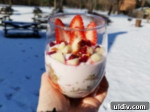 Quinoa Parfait Recipe Wellness in Every Bite 12 Finished quinoa parfait in a glass, ready to eat