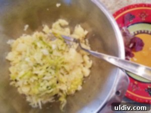 Cabbage and potatoes ready for next step