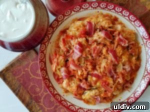 Easter's Heartwarming Cabbage Rolls A Tale of Tradition 16 Cabbage rolls served with both sour cream and polenta, a traditional and hearty meal