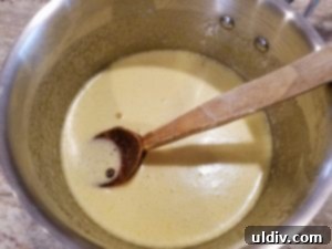 Michelle and Nellie's Heartwarming Pre-Mother's Day Cook-Along 8 Cooking pastry cream on the stove
