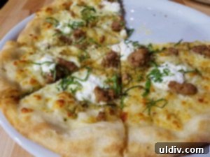 Mastering Pizza Science The BlueStar Way In An Unrivaled Kitchen 12 Pizza topped with creamy ricotta cheese, freshly out of the oven