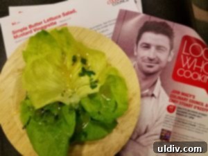 My Delicious Day: Cooking and Lunch with Food Network Star Chef O'Keeffe 5 Chef Stuart O'Keeffe's simple butter lettuce salad with mustard vinaigrette