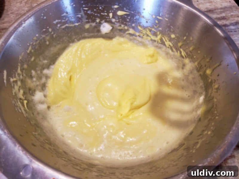 Nielsen Massey Holiday Flavors Bundle Review And Giveaway Blueberry Cake For Christmas Unexpectedly Delicious 7 Half of the beaten egg whites gently folded into the cake batter, creating a light and airy consistency.