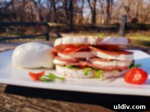 Sandwich Status: Truffle Mozzarella Upgrade 2 Delicious truffle mozzarella sandwich ready to eat