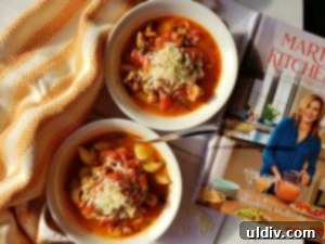 The Martina McBride Cookbook Giveaway has Ended: Bringing Home the Best Flavors 8 Delicious Lasagna Soup topped with mozzarella and parmesan cheese