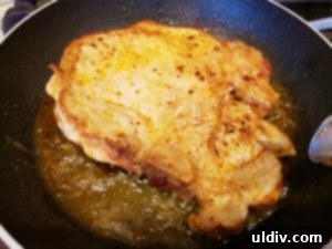 Frying harissa pork chops to perfection