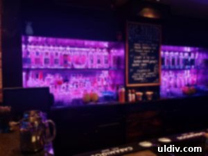 Mezcalito's well-stocked bar showcasing an impressive selection of premium tequilas and mezcals